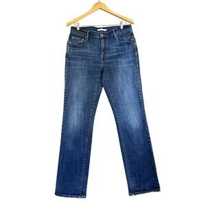 Levis 505 Jeans Womens 12 Blue Medium Straight Relaxed Denim 32" Inseam